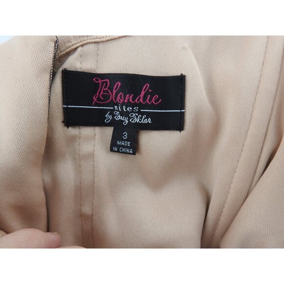 Blondie Nites Prom Strapless Dress Homecoming Dress Cocktail Dress Size 3 - Picture 4 of 9